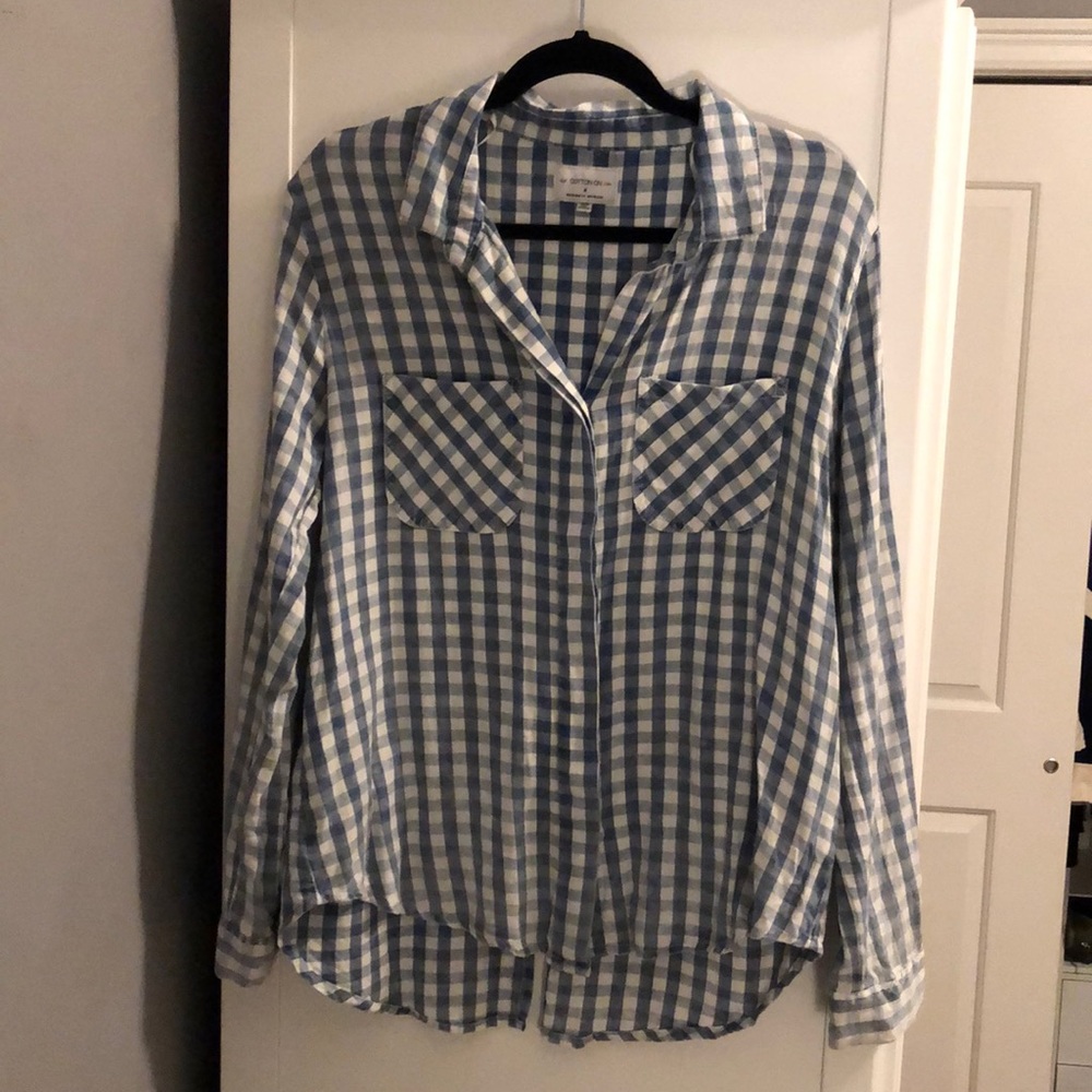 Gingham button down